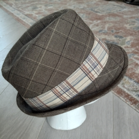 Goorin Bros. Plaid Wool Fedora EUC - Picture 3 of 9